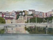art painting of paris landscape